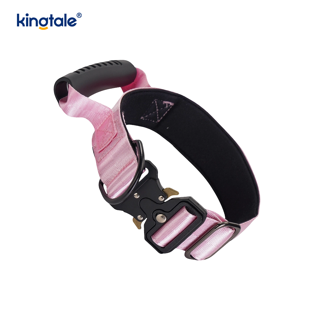 Tactical Training Nylon Control Handle & Quick-Release Metal Buckle Collar