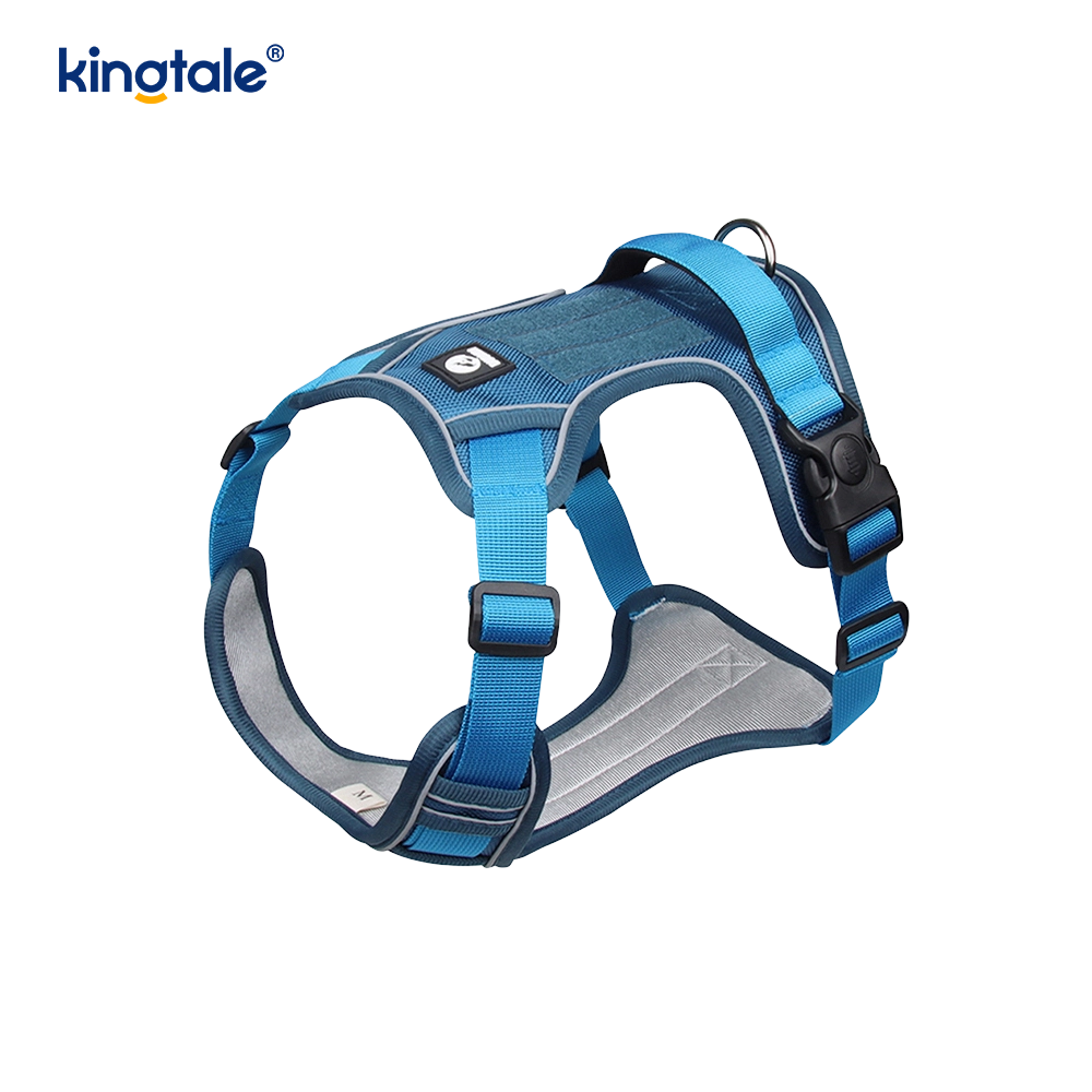 Nylon Rivet Reflective Adjustable Breathable Sport Dog Pet Harness