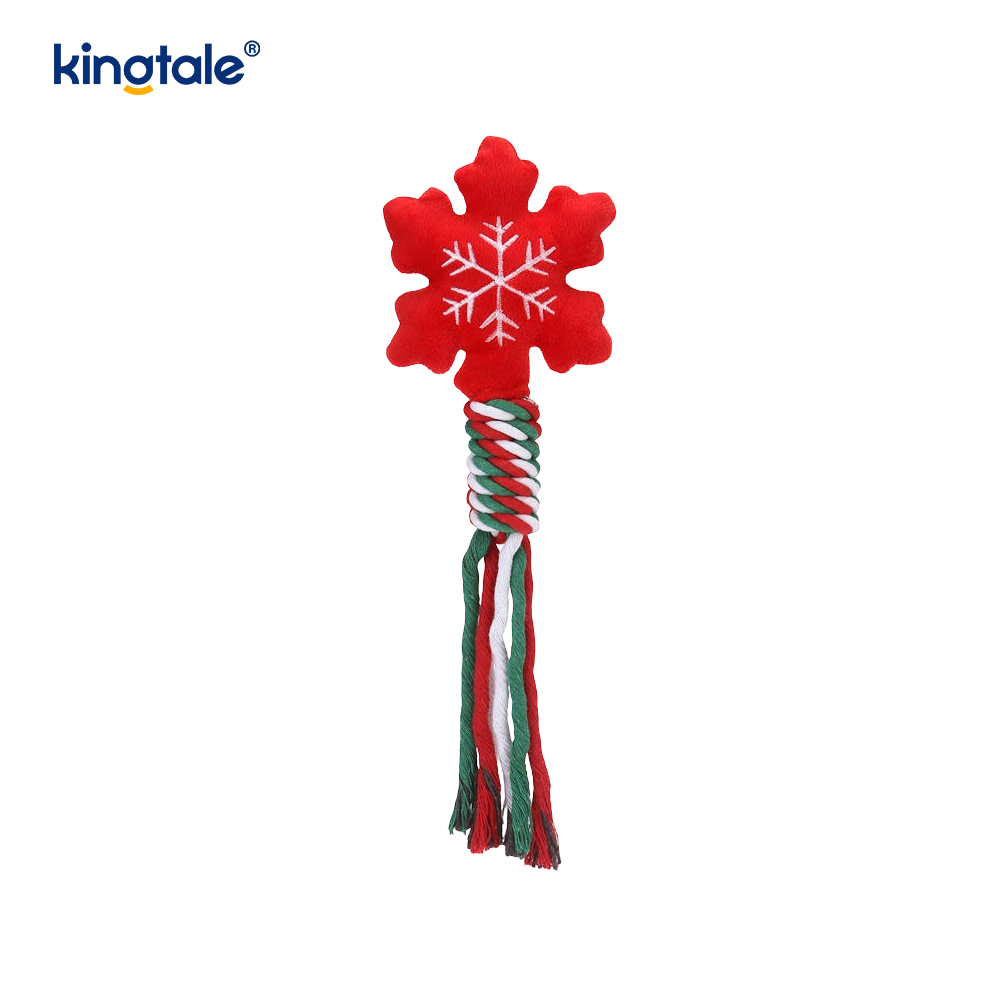 Pet Christmas Rope Plush Toys Puppy Chew Toy For Teething Pet Christmas Rope Plush Toys Puppy Chew Toy For Teething