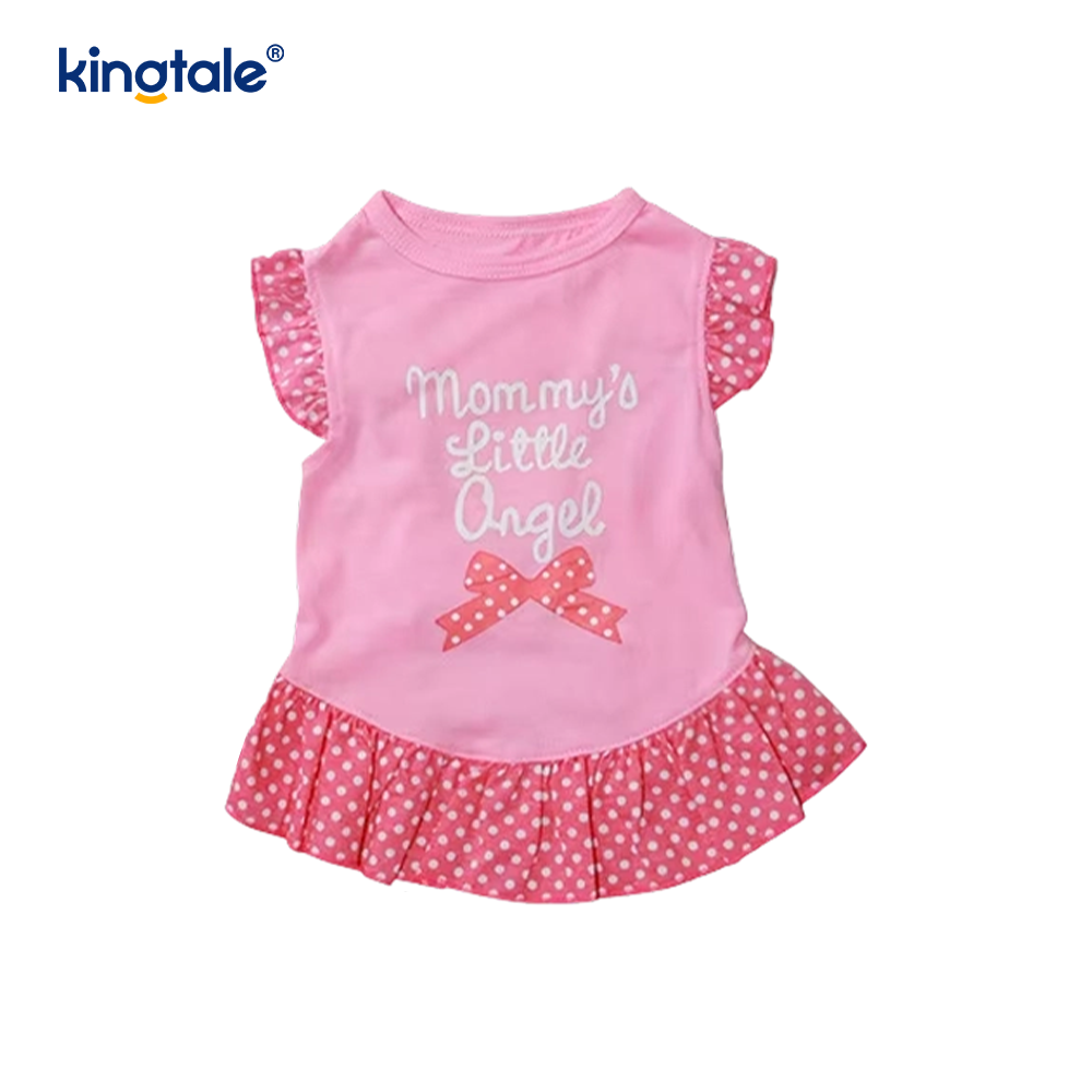 Custom Hawaiian Checkered Sport Cute Summer Dog Dresses for Small Dogs