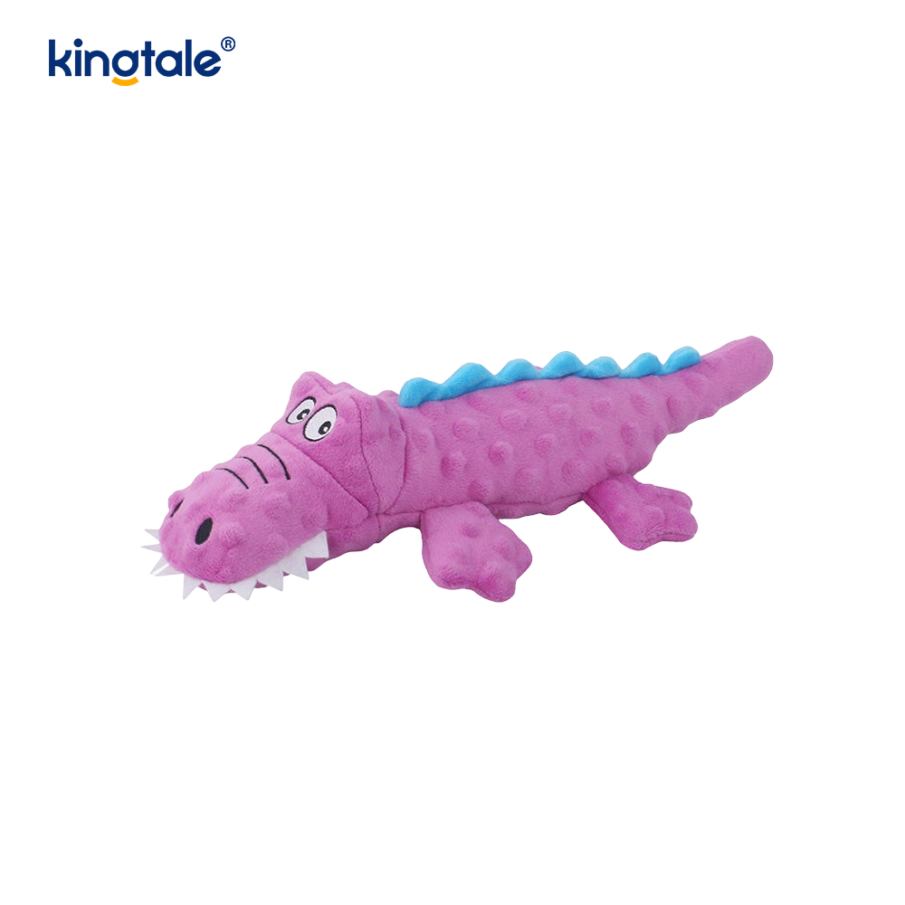 Pet Squeak Crocodile Plush Toy for Cleaning Teeth Pet Squeak Crocodile Plush Toy for Cleaning Teeth